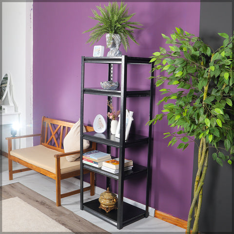 Organize your space with ease using our 5-Tier Metal Organizer