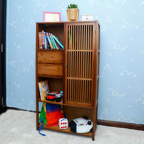 4 tier wooden book shelf