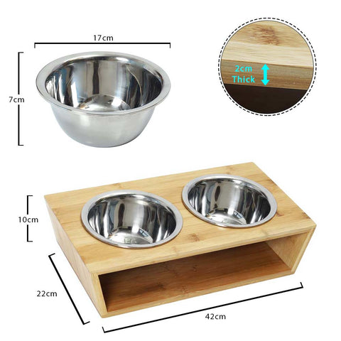 Pet Bowl With Stand Feeder
