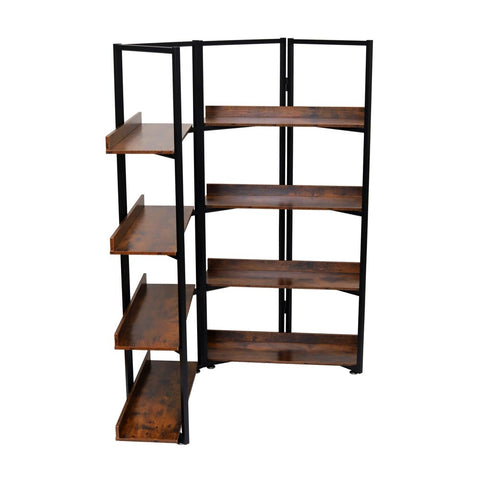 4-Tiers Wooden Foldable Metal Frame