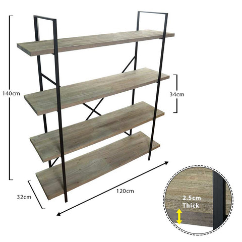 Rack with Metal Frame