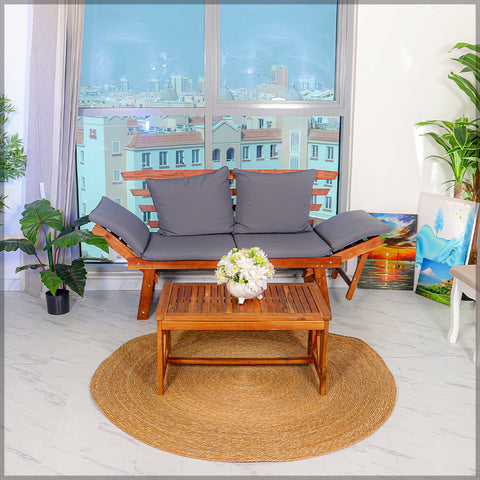 Large Natural Handwoven Round Jute Rug