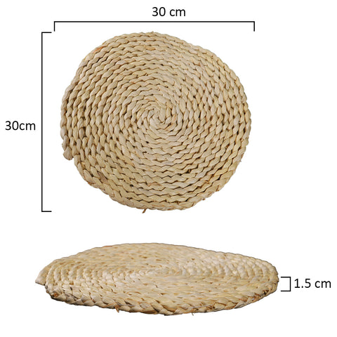 Woven Wicker Table Place Mats