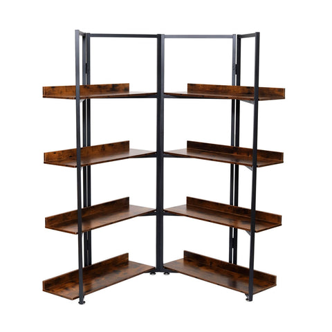 4-Tiers Wooden Foldable Metal Frame