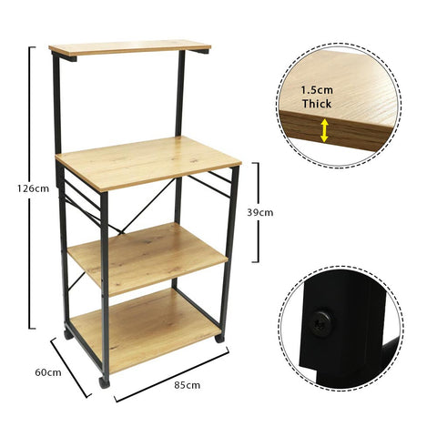 Microwave Cart On Wheels