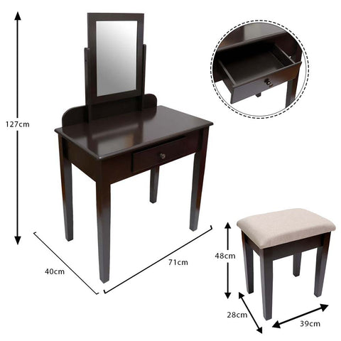 Wood Dressing Table