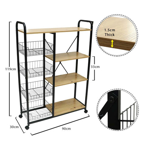 Kitchen Storage Shelf Stand Organizer