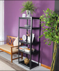 Organize your space with ease using our 5-Tier Metal Organizer 