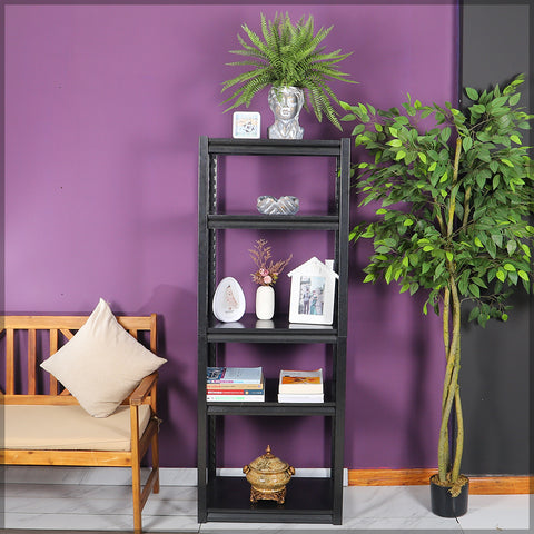 Organize your space with ease using our 5-Tier Metal Organizer 