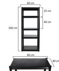 Organize your space with ease using our 5-Tier Metal Organizer 