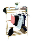 Bamboo Wood Garment Coat Clothes Rack