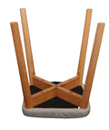 wooden stool, stool