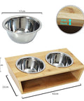 Pet Bowl With Stand Feeder