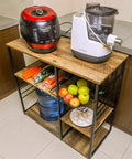 Organize your kitchen in style with our 5 Tier Wooden Kitchen Storage Organizer. 