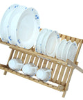 Wood Folding Dish Drainer