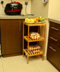 Bamboo shelves