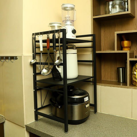 Expandable Microwave Rack. 