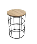 wooden side table, side table
