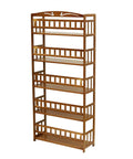 5 Tiers Bamboo Bookshelf