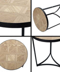 Upgrade your home decor with our Wooden Round Top Nesting Table Set - Stylish, space-saving, and versatile for any room. Shop now for the perfect fit!