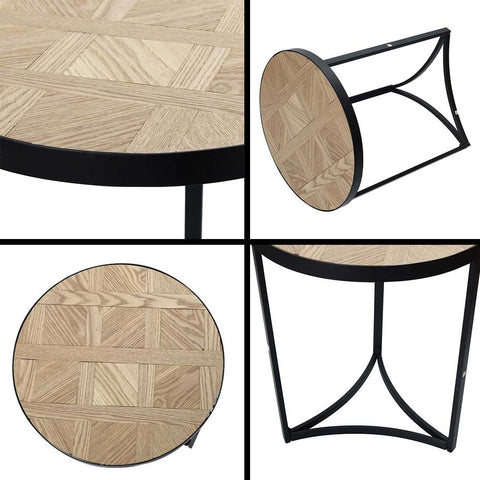 Upgrade your home decor with our Wooden Round Top Nesting Table Set - Stylish, space-saving, and versatile for any room. Shop now for the perfect fit!