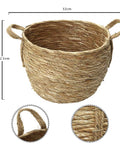 Round Wicker Woven Rope Storage Basket