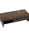 Elevate your workspace with our 2 Drawer Rustic Monitor Stand Riser.