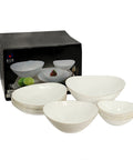 12-Piece Porcelain Dinner Bowl Set