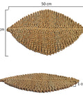 Enhance your dining experience with our Woven Leaf Shaped Place-mats.