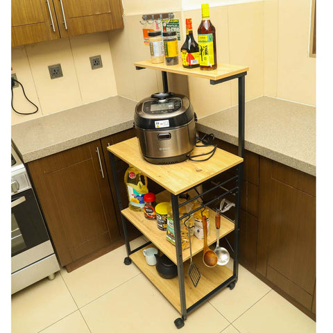 Microwave Cart On Wheels