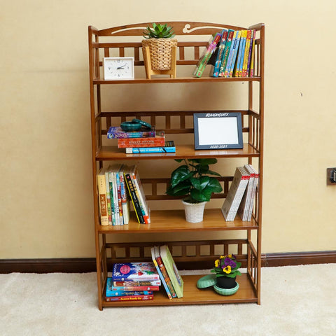 4 Tier wooden book shelf