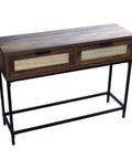 2 Drawers Rustic Console Table