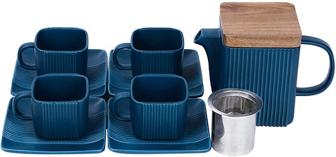 10 Pieces Home Porcelain Coffee Tea Set