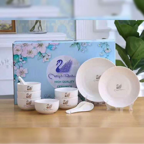 12-Piece Porcelain Dinner Set