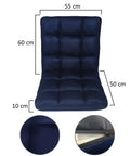 Adjustable Floor Chair with Back Support