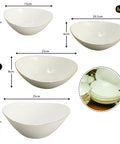 12-Piece Porcelain Dinner Bowl Set