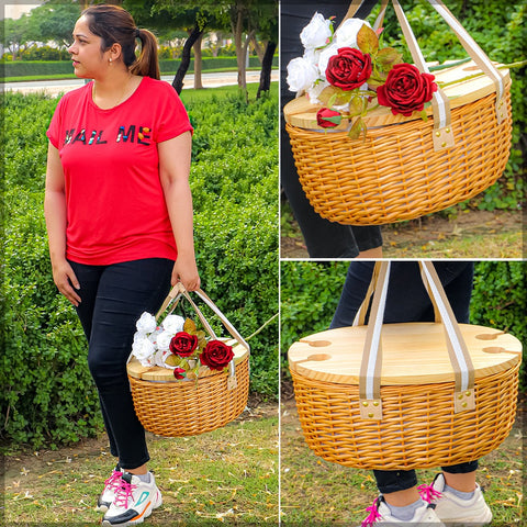 Wicker Picnic Basket