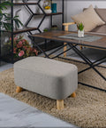 Solid Wood Legs Footstool