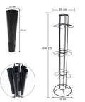 flower stand, flower metal stand, accent, table cover