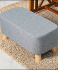 Solid Wood Legs Footstool