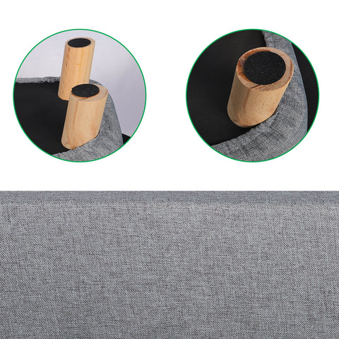 Solid Wood Legs Footstool