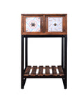 Maximize your space with our stylish Two Drawer Table - the perfect blend of functionality and elegance for any room. Shop now for sleek storage!