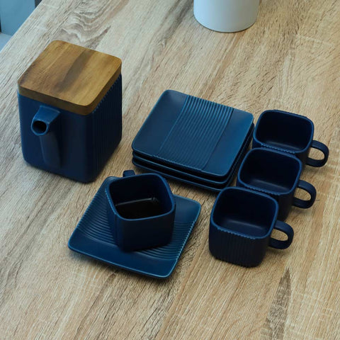 10 Pieces Home Porcelain Coffee Tea Set