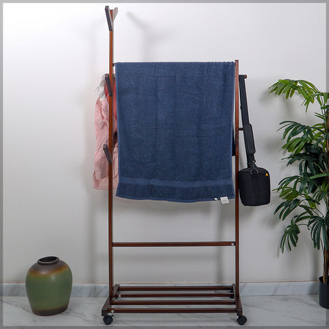 spice containers, wooden rack for clothes