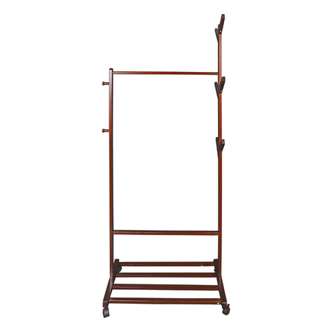 spice containers, wooden rack for clothes
