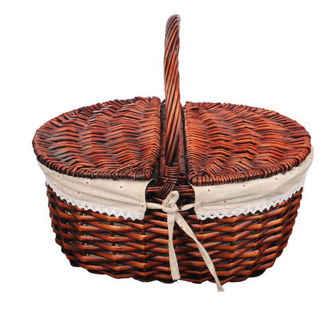  Wicker Camping Woven Basket