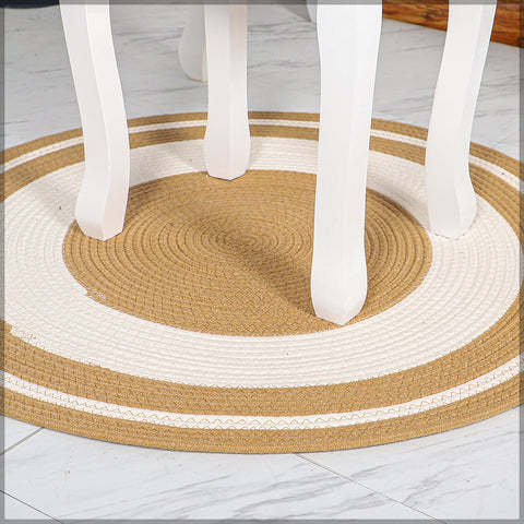 Step into sustainable style with our Jute Round Area Rug! Natural fiber carpet adding eco-friendly elegance to any room. Perfect for a cozy home update!
