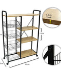 Kitchen Storage Shelf Stand Organizer