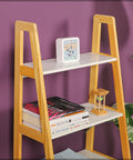 Maximize your space with elegance! Shop our versatile 4-Tier Wood Ladder Shelf – perfect for decor & storage. Transform any room today!