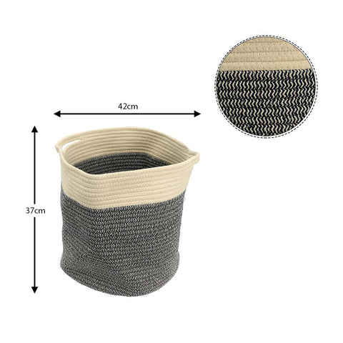 Stylish Cotton Rope Storage Basket